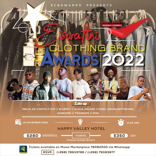 Eswatini Clothing Brand Awards Pic